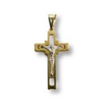 Ciondolo Croce Bicolore Bilastra