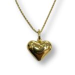 Collana Laser con Cuore Bombato285