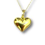 Catenina con cuore bombato