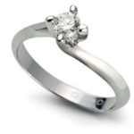 Anello Solitario Valentino