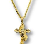 Collana Fune con ciondolo Croce