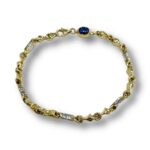 Bracciale tubolare bicolore