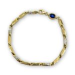 Bracciale tubolare bicolore