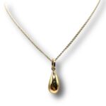 Collana fune con ciondolo goccia
