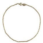 Bracciale corda in oro 18kt